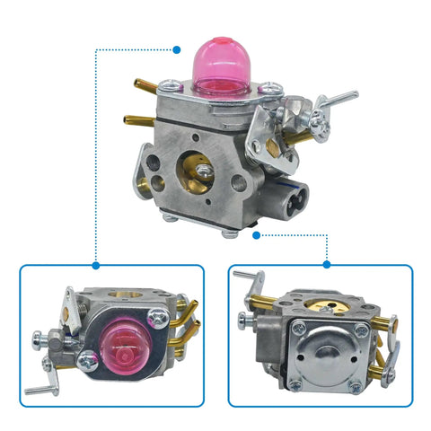 330LK Carburetor Tune Up Kit for Husqvarna 130L 130C Weedeater Trimmer Replacement Kit With Spark Plug Two Gaskets Fuel Filter