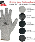 WG015 Level 5 Cut Resistant Construction Work Glove With Foam Nitrile Coating, microfoam grip, high tear strength, XL, EN 388