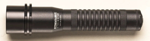 Strion 375-Lumen Compact Rechargeable Flashlight Without Charger With High Brightness, 219 Meter Beam, 9.5 Hour Low Runtime, Grooved Aluminum Body, IPX4 Water Resistant, Multiple Modes And Strobe