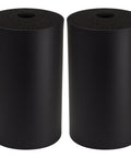 2 Pack Leg Extension Pad Replacement With 7 Inch Foot Foam Rollers For Weight Bench And PEC Deck, High Density PU Foam Cushion Covers