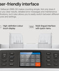 Bank Grade Money Counter Goes Hard On Counting Up To 1200 Bills Per Minute With Advanced Counterfeit Detection showing user-friendly touch interface.