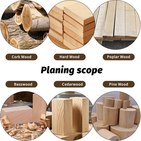 Knockout 14 X 14 X 2 Mm Square Carbide Inserts For Woodturning And Helical Planers With Tough Tungsten Indexable Blade Upgrades shown on various wood types.
