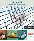 Backyard Baseball And Softball Batting Cage With Frame And Net, 22 By 13 By 9 Feet, Durable Fiberglass Poles, net close-up
