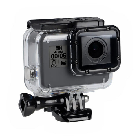 Rugged Replacement Waterproof Housing For GoPro Hero 5 6 7 Black Deep Dive Ready Up To 147 Feet 45 Meters Easy Lens Swap Insertion