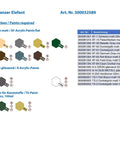 One Forty Eight Scale German Elefant Tank Destroyer Plastic Model Kit With paint color chart and paint codes for hobby builders