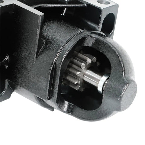 Close-up of Beefy Starter Replacement for Marine Engines 863007A1 showing gear mechanism and robust build