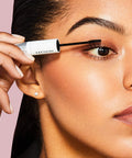 Applying All Day Lash Bond And Seal With Biotin And Vitamin E For Falscara Lashes, Strong Yet Gentle Adhesive That Keeps Lash Wisps