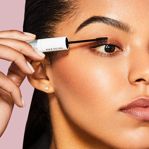 Applying All Day Lash Bond And Seal With Biotin And Vitamin E For Falscara Lashes, Strong Yet Gentle Adhesive That Keeps Lash Wisps