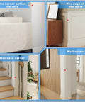Self Adhesive Clear Wall Corner Protectors Built Tough For Daily Use Dead Simple Peel And Stick Fit to protect corners behind sofa and tables.