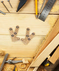 Heavy Duty Bronze Hidden Door Pivot Hinges Top And Bottom No Visible Hardware For Narrow Wood Doors Cabinets And Windows