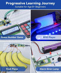 Raspberry Pi Pico W Dope IoT Starter Kit With 450 Plus Components, educational electronics projects displayed.