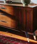 Dresser with Modern Black Iron Furniture Legs Set Of 4 For DIY Projects Stable And Secure Replacement Table And Dresser Legs Ideal.