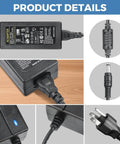 Product details of Beefy 48V 3A Power Supply For POE Switch And CCTV Camera, including plug and adapter close-ups.