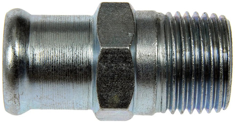 Heater Hose Connector For Three Quarter Inch Hose To Half Inch NPT With One And Three Quarter Inch Long Universal Fit Durable OE Replacement Leak Free And Easy Install