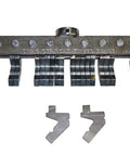 Gooseneck Dies For 12 And 20 Ton Finger Brakes Fit Bend Up To Quarter Inch Material Heavy Duty USA Made Weld In Custom U Shaped Brackets