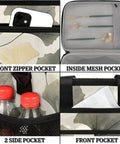 Insulated Picnic Backpack Lunch Bag For On The Go Keeps Food Fresh Large 12 Inch By 9 Inch By 10 Inch with pockets and compartments