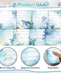Sea Turtle Sticky Notes Set With 9 Styles And 450 Sheets For Desk And Office Use featuring ocean-themed patterns