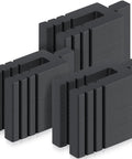 No Sweat Setup Bulk Pack 2500 Pcs Black Plastic Stack Shims For Door And Window Leveling 1X16 X 3X5 Inches stacked shims.