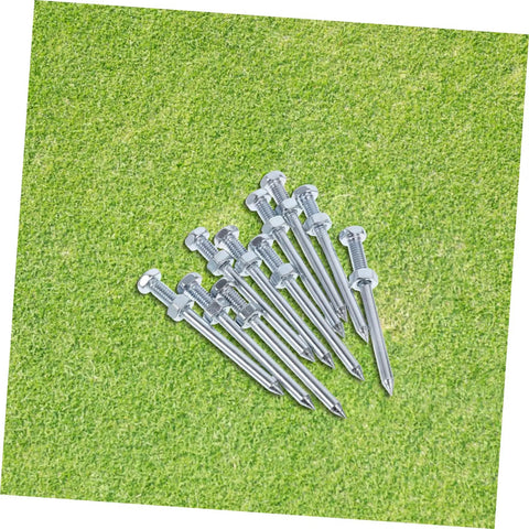 Heavy Duty Lawn Aerator Shoes With Metal Spikes Ten Piece Set For Grass Aeration And Soil Compaction Relief To Boost Turf Health