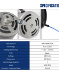 Premium Brushed DC Motor Designed For Mini Lathe Work Hella Tough 600 Watt Powerhouse Runs On 110 Volts Spins At Six Thousand Rpms, showing specifications and motor details.