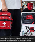 520 Piece Premium First Aid Kit For Home Car Travel Camping Hiking And School With 520 Essential Medical Supplies displayed in various uses