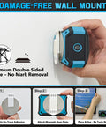 3 In 1 Laser Level With Digital Angle Finder for Hanging Frames and Pictures, DIY Projects, and Wall Alignment in use on wall