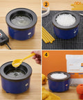 Hot Melt Glue Beads in electric melting pot, showing preparation steps for crafting with Straight Up General Purpose Hot Melt Glue Beads For Crafting 1 Pound Bag Clear Adhesive Skillet Pellets Low Drip Formula That Flows Smoothly Works Awesome With Electric Glue Pots For Any Weekend Diy Hack Around Town.