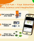 Tesla Coil Kit For Kids And Teens , Totally Cool STEM DIY Project With Easy Assembly, Learn Electronics With Safe Components, Build Your Own Tesla Spark Gadget For Ages 8 To 18, Perfect STEM Gift For Boys And Girls, video assembly guide