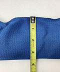Blue 10 Ft Endless Round Sling 21200 Lb Vertical WLL And 42400 Lb Basket Capacity with tape measure showing width