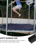 Trampoline with U Shaped Plastic Furniture Foot Protectors Set 20 Pcs Easy Install Chair Leg Floor Glides for Hardwood Floors visible