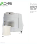 Replacement Wicking Humidifier Filter For MA1201 With Honeycomb Trapmax Technology Beige Wick Easy Install