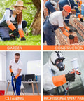 Heavy Duty Chemical Resistant Work Gloves, used for gardening, construction, cleaning, and professional spray painting.