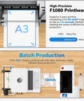 Lightning Fast A3 Plus DTF Printer Bundle With F1080 Printhead And Slick Direct To Film T Shirt Maker Kit, showing A3 size print support.