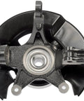 Heavy Duty Bulletproof Front Left Wheel Bearing And Hub Assembly Loaded Knuckle Direct Bolt On Replacement Fitment For 2003 2004 Honda Pilot Ready To Roll, detailed front view.