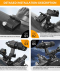 Installation steps of Dual Finder Scope Mount Bracket for Telescopes Aluminum Two Base Plates Compatible with Vixen Synta.