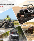 ATVs equipped with Front Prop Shaft U Joint 2 Pack For RZR Ranger Sportsman General 1000 900 800 700 570 500