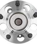 Front Wheel Bearing And Hub Assembly Fits 2014 To 2019 Kia Soul And Kia Soul Ev, equipped with secured studs and durable construction.