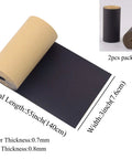 Leather Repair Patch Tape Kit DIY Two Pack 3X55 Inch Self Adhesive Refinisher Cuttable For Furniture Coffee shown in rolls.