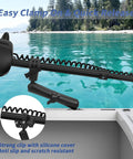 Rock Solid Trolling Motor Stabilizer Mount with Grippy Silicone Grip Reduces Bounce and Vibration on Trailers and Rough Rides