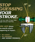 Putting Trainer Alignment Gate That Reveals Push Pull And Face Angle For Start Line And Roll Consistency highlighting stroke path