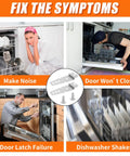Two Pack Dishwasher Mounting Brackets With Screws For Under Counter Install Replaces 8269145 WP8269145VP Clips And Bracket Set