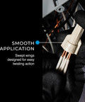 No Sweat Twist On Wire Connectors For 22 To 8 Awg Bag Of 100 shown in use, featuring swept wings for smooth twisting.