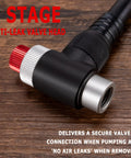 Go To Portable 300 PSI Shock Pump With Gauge For Mountain And Road Bikes And Motorcycles High Pressure Inflator valve head