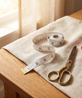 Soft Body Measurement Tape With Dual Scale 60 Inch And 150 Cm Non Stretch Lightweight Flexible Tape for sewing on table with scissors