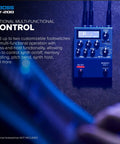 Compact Polyphonic Guitar Synth Pedal With 128 Presets And 171 Rich Sounds Full MIDI I O For Guitar And Bass displayed on stage