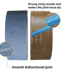 Heavy Duty Pro Grade 4 X 36 Inch Belt Sander Belts Set With Zirconia Metal Sandpaper Belts showing seam splice detail