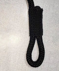 Close-up of fray-resistant eye loop on Four Piece Boat Mooring Lines Set Made From Marine Grade PP With Fray Resistant Eye Loop Ties