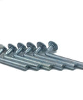 Heavy Duty Pallet Rack Safety Bolt Drop Pin With Round Top Hat 0.750 Inch Diameter 0.300 Inch Width 3.025 Inch Height