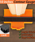 6 In 1 Heavy Floor Install Kit For Laminate And Vinyl Plank, Pro Tapping Block And Push Tongue And Groove Tool, Seam Setter, 10-inch contour gauge