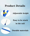 Adjustable Agility Jumps With Weave Poles Three In One Backyard Outdoor Obstacle Course Training Set details